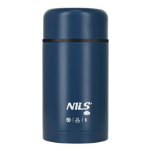 Lunch Thermos 1000ml, Blue, Insulated Flask