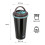 Schwarzer Thermobecher, 18 oz, isolierter Edelstahl 5