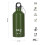 Reiseflasche 550ml, Grün, Auslaufsicher 2