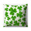 Pudebetræk til St. Patricks dag, 18x18, grønt ternet 1