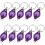 Lampes torches porte-clés LED UV – Lot de 10 1