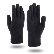 Gants d'hiver unisexes pour écrans tactiles avec doublure thermique et