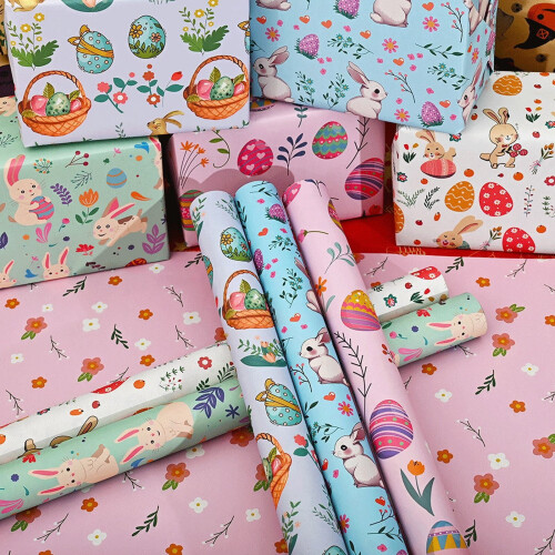 Ostergeschenkpapierbögen – 50 x 70 cm, 6 Stück 1