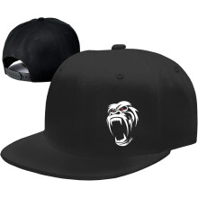 Gorra de béisbol ajustable para hombre, color negro.