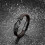 Ανδρικό καφέ πλεκτό δερμάτινο βραχιόλι με charm infinity, 4