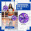 8 metallic cheer pompons van 30 cm met ringvorm 2