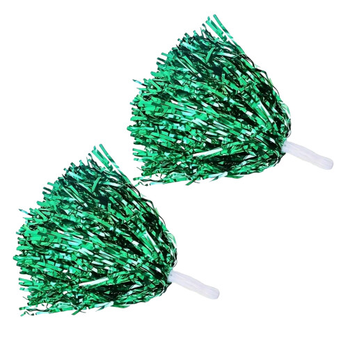 Pompon da cheerleader in lamina metallica (2 pezzi) 1