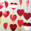 Valentine's Day Heart Ceiling Decor Hanging Garland 3