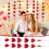 Valentine's Day Heart Ceiling Decor Hanging Garland 8