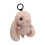 Plush Bunny Keychain Soft Fluffy Rabbit Pendant with Metal 2