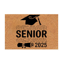 Tapis de bienvenue pour remise de diplômes, absorbant l'eau, intérieur/extérieur