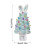 Veilleuse LED Lapin de Pâques à brancher, blanche 3