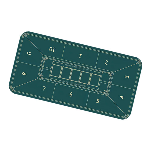 Durable Game Table Cover Sturdy Fabric And Natural Rubber-L