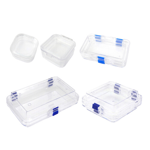 Modern Minimalists Clear Jewelry Holder With ABS Closure-E. 1