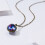 Κολιέ μενταγιόν Glow-in-the-Dark Galaxy Planet – Γυαλί 3