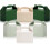 Caixas de presente verde-sálvia com formato de telhado de duas águas, 15,24 x 8,9 x 8,9 cm (6 x 3,5 x 3,5 polegadas), 24 unidades 1