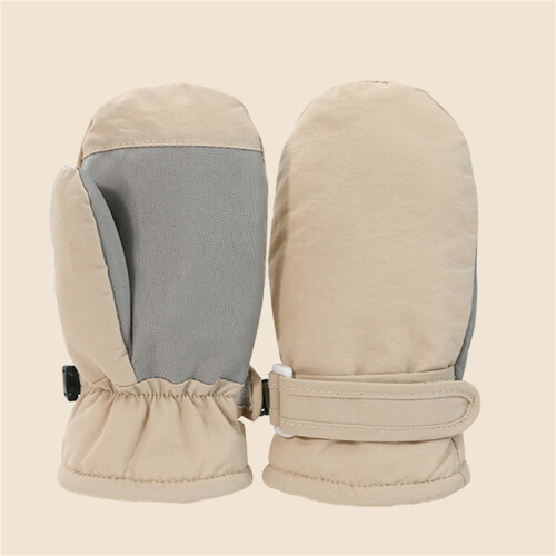 Luvas de esqui infantis antiderrapantes, impermeáveis e acolchoadas para o inverno. 1