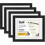 11x14 Black Diploma Frame Set of 4 1