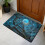 Tapete de porta com efeito 3D absorvente antiderrapante60x40cm 4
