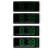 Relógio digital LED, formato 12/24 horas, econômico. 4