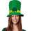 Samt-Koboldhut mit Kleeblatt zum St. Patrick's Day 1
