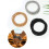 Set brățări spiralate din oțel carbon – 50 buc., 2
