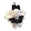 Chaveiro de coelho de pelúcia com saia de tule – 20 cm 1