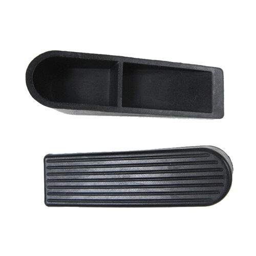 Rubber Door Stop Wedge Heavy Duty 1 Pc Gray 2