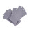 Unisex-Fingerlose Stretch-Strickhandschuhe, Grau 1