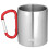 Campingbecher mit Karabiner, 300 ml, Edelstahl 1