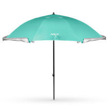 Strandparasol Windscherm 2-in-1 XXL 240 cm Groen