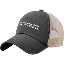 Gorra divertida para hombre – Gorra de camionero negra ajustable