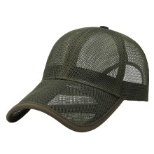 Șapcă de baseball pentru bărbați, plasă, verde, cu protecție UV, reglabilă