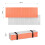 Foldable Tourist Mat, Aluminum Edge, 195 cm, Orange 4