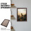 Coffee Wood Picture Frame A3 Wall Mount 3