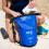 Foldable Tourist Mat, Aluminum Edge, 195 cm, Blue 3