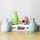 Ceramic Bud Vase 3" Small Modern Vase for Home Decor 4