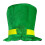 Samt-Koboldhut mit Kleeblatt zum St. Patrick's Day 2