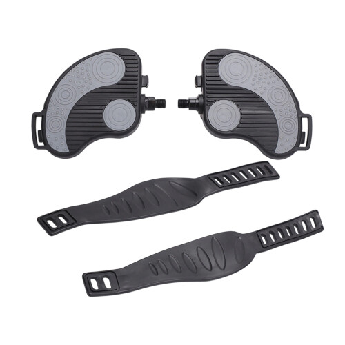 Indoor Exercise Bike Pedals with Strap Elliptical Trainer-B
