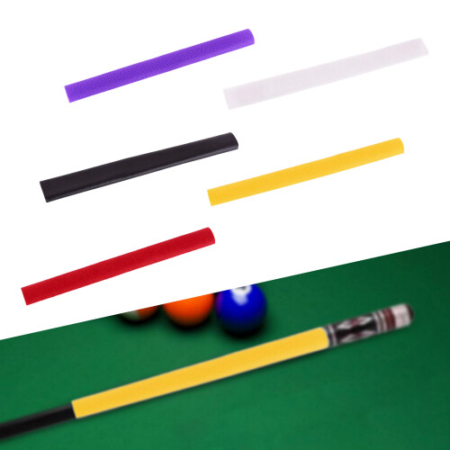 Hohe Elastizität Billard Grip Pool Queue Butt Sleeve-Gelb 2