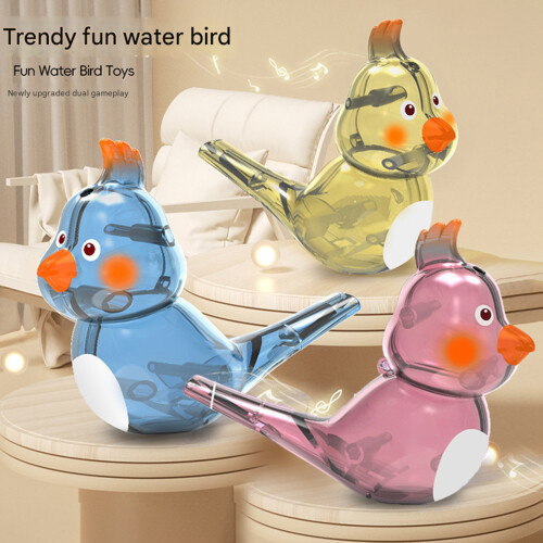 Coloured Drawing Water Bird Whistle For Kid Early Learning 1