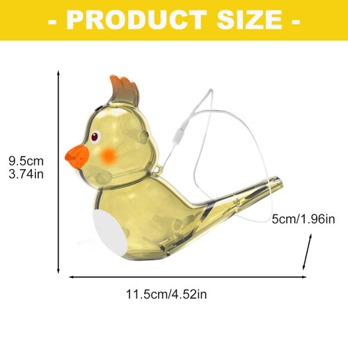 Coloured Drawing Water Bird Whistle For Kid Early Learning 2