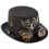 Καπέλο Steampunk από μαύρο τσόχα για άνδρες 1