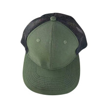 Gorra de béisbol unisex con estampado de camuflaje, visera ancha y parte trasera de malla.