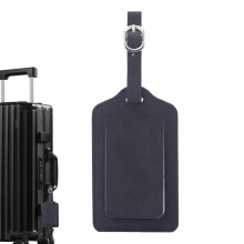 PU-bagasjelapper med skjult ID-spor – 12x7 cm