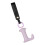Leren sleutelhanger met Engelse letter 2