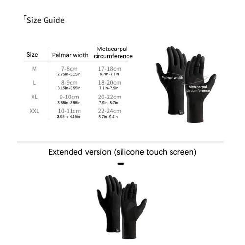 Thermische, winddichte Touchscreen-Handschuhe, lila 2