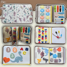 LittleMoonz Busy Board for kids Dinosaur Themed