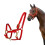 Leather Horse Bridle Headstall With Rusts Resistant-Blue L 5