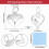 925 Sterling Silver Puffed Heart Berlock, 1 st 2